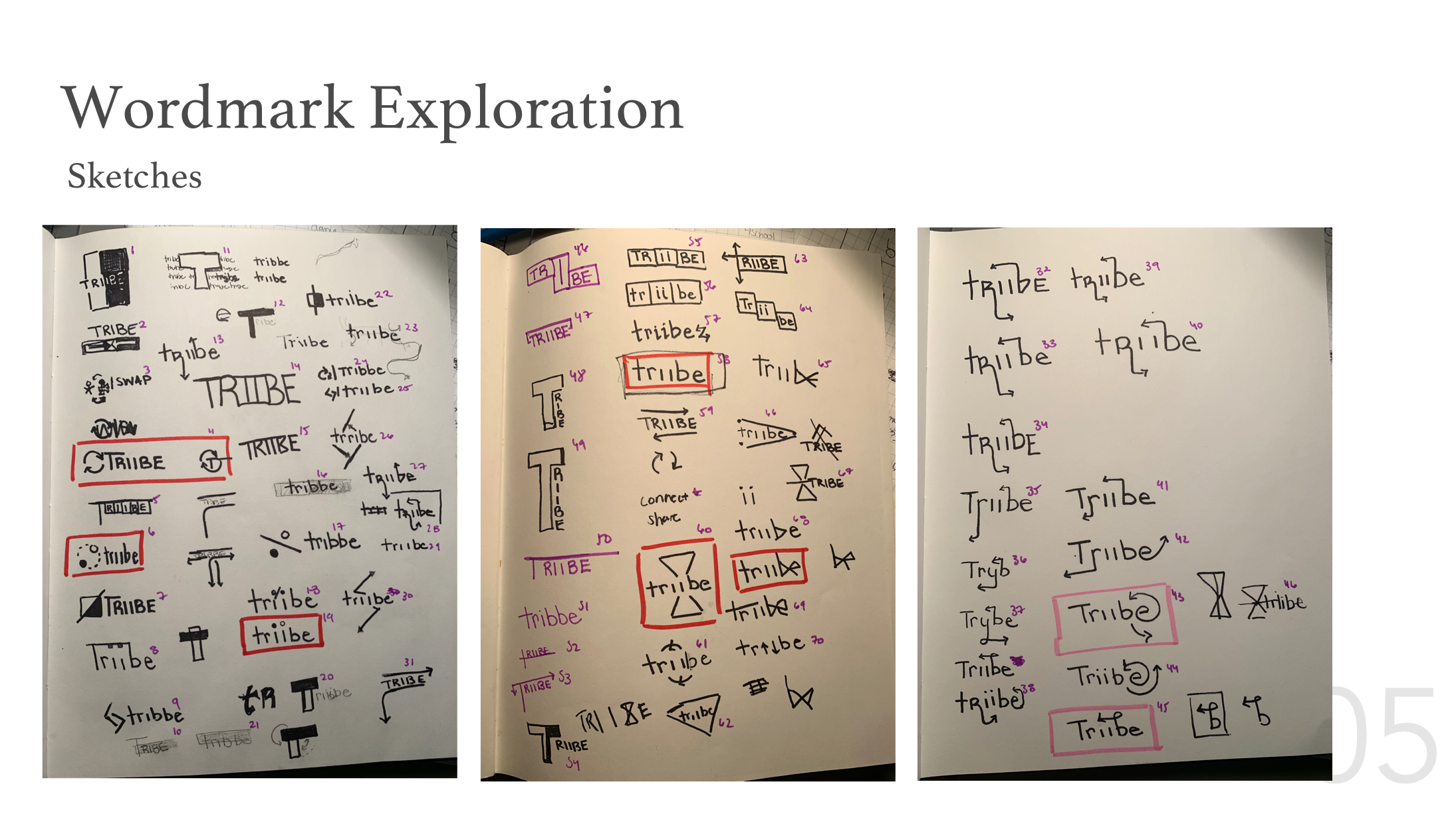 Word Mark Sketches